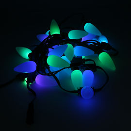 PVC SMD5050 RGB String Lights Frosted Bulb Style 16 Bit Mini LED String Lights