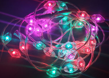 360 Degrees RGB Curtain Lights Wide Viewing Angle LED String Lights Outdoor