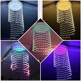 Waterproof  Digital Led Module Lights Hanging Full Color Used In Event  Stage