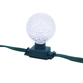Durable LED Ball String Lights Customized Size And Spacing Polycarbonate Housing
