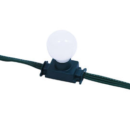 Durable LED Ball String Lights Customized Size And Spacing Polycarbonate Housing