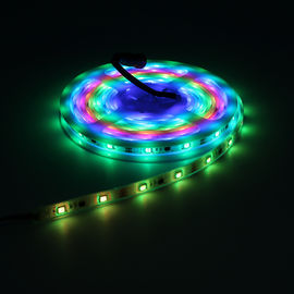 Durable Soft LED Tape Strip Lights 28 LEDs Per Meter For Christmas Event Show