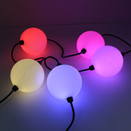 Customized Diameter RGB Light Globe LLT Twist Lock Durable Poly Carbonate Housing