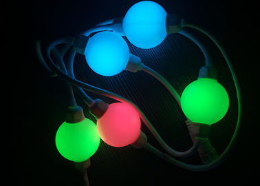 Waterproof IP65 LED Ball String Lights Energy Saving 360 Degrees Wide Viewing Angel