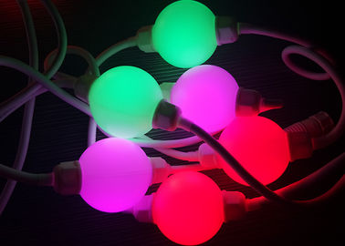 Waterproof IP65 LED Ball String Lights Energy Saving 360 Degrees Wide Viewing Angel